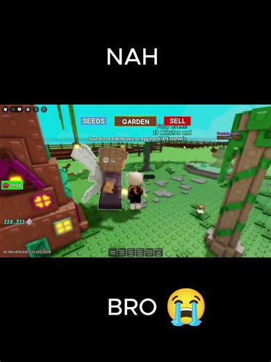 NOOOOOOO #roblox #growagarden