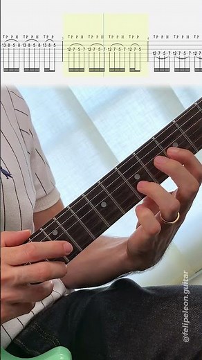 Electric Guitar Technique - Tapping Exercise 01 (Electric Guitar Lessons And Exercises) #guitarist