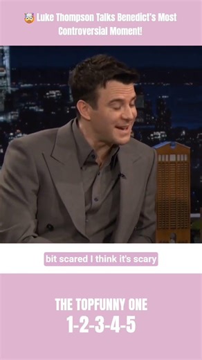 🤯 Luke Thompson Talks Benedict’s Most Controversial Moment #celebrity #funny #shorts #comedy #viral