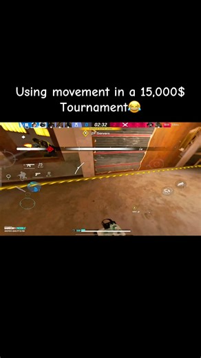 Movement in rainbow six Mobile😭🔥 #r6m #rainbowsixmobile #r6siege