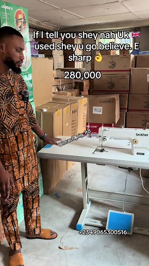 UK Used Brother Industrial Straight Sewing Machine for Sale