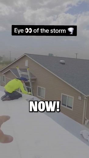 14K views · 55 reactions | Roofing in a tornado ️ #hardworkinghooligans #roofing #tornado #hurricane #work #help #fyp #viral | Ethan Rhoades | Facebook