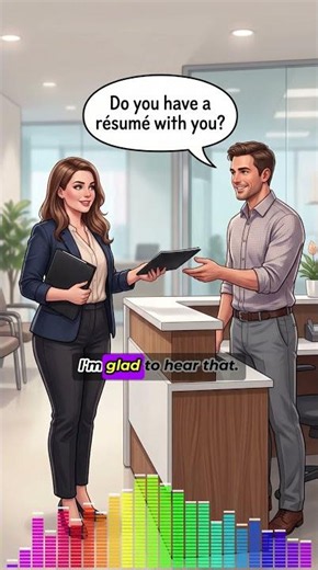 How Naturally Ask For and Talk About A Résumé Using Common Workplace English | Real Conversations