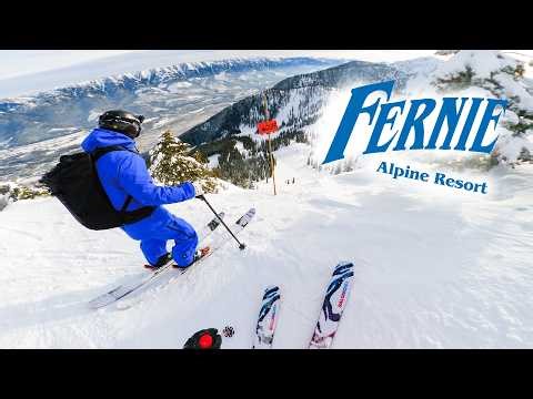 my FIRST time SKIING at FERNIE ALPINE resort!