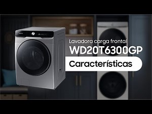 Lavadora Samsung WD20T6300GP - Características