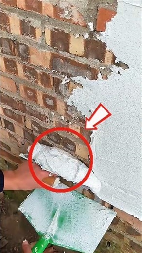 Amazing Wall Plastering Tool | Fast & Smooth Brick Wall Finishing