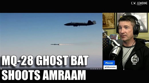 MQ-28 Ghost Bat shoots AIM-120 for the first time!