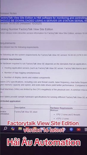 Factorytalk View Site Edition version 16 | HMI Software | Rockwell Automation Software #plc #hmi