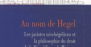 Neo-hegelianism in Germany before 1945 (Part One)