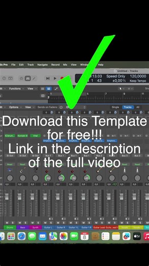 FREE Metal Songwriting Template 🤯🔥 #metal #daw #shorts