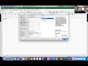 Insert External Data (Website) In Excel Using MAC (Apple)