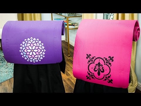 How To - Paige Hemmis' DIY Personalized Yoga Mats - Hallmark Channel