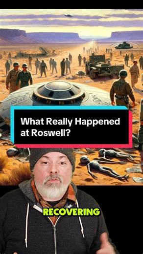 The story of Roswell may be stranger than we realize… #ufo #roswell #aliens #archon #conspiracy