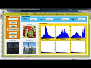 Image Encryption using Fractional Fourier Transform (FRFT) MATLAB code || MATLAB Project