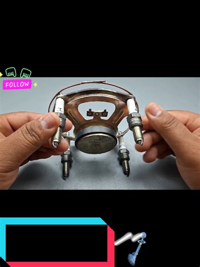 Amazing Free Energy Generator from Speaker Gear