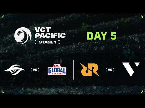 TS vs GE / RRQ vs VL - VCT 퍼시픽 - 스테이지 1 - 그룹 스테이지 - Day 5