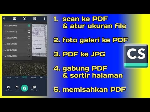 How to scan using CamScanner to PDF and JPG on Android phones