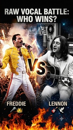 Freddie Mercury vs. John Lennon: Raw Vocals ONLY! 🎤⁠