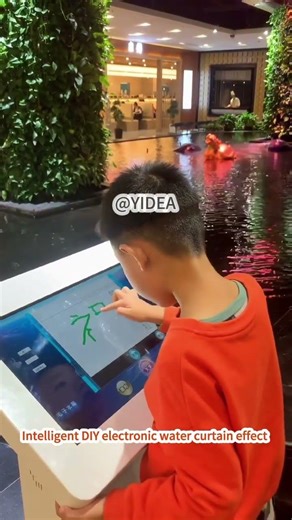 Magical Water Screen Projection#Water Screen#Visual Effects#Water Art#Projection Mapping