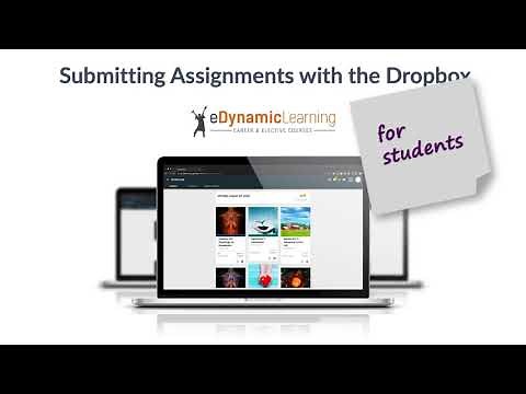 eDL for Students: Submitting a Dropbox Assignment