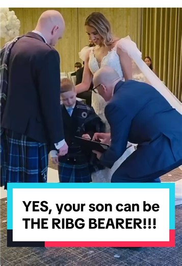 Eldest Son Steals Spotlight at Humanist Wedding Ceremony