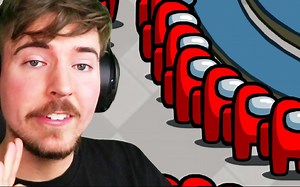 【MrBeast Gaming】Among Us With 100 Real Players!