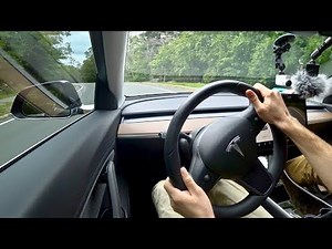 2018 Tesla Model 3 RWD Long Range - Tedward POV Test Drive (Binaural Audio)
