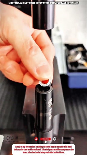 Sheet Metal Rivet Press Innovation Tool For Fast Nut Insert
