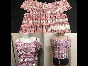 Crochet Tutorial: How to make a gorgeous summer blouse! 🧶@AlextitiaTutoCrochet