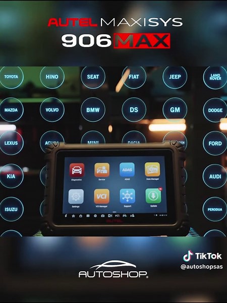 Hace unos años llegó el 906 Pro y se convirtió en un referente para talleres de todo el país. Hoy damos un paso más: presentamos el Escáner Autel 906 Max, la versió actualizada Ahora con pantalla más grande de 10 pulgadas, procesador más rápido y conexión Bluetooth para trabajar con comodidad. Un escáner versátil, con amplia cobertura de marcas y más de 45 funciones de servicio avanzadas. 🔧 Un equipo confiable y práctico que llega para hacer tu día en el taller mucho más ágil.#autoshopsas #tecn