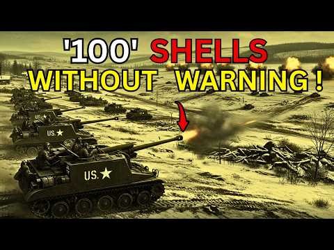 100 American Shells Landed at the SAME Second....Germans Couldn't Believe It
