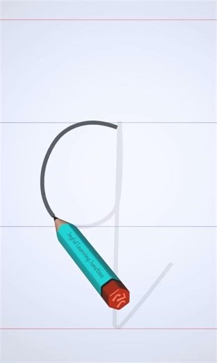 Letter "q" | a to z alphabet writing practice Shorts | #alphabet #englishletters #smallletters #q