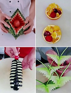 8.9K views · 48 reactions | 諾 Ultimate Fruit Carving Extravaganza: 10 Decorative Ideas That Will Blow Your Mind!  #FruitArt | Art & Craft | Facebook