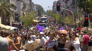 Celebrating gay pride in Tel Aviv