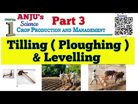 Tilling, Ploughing & Levelling // Crop Production and Management Class 8 Chapter 1 #Anjus_Science