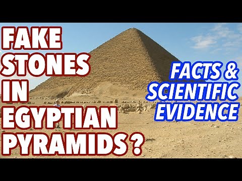 Building the Pyramids of Egypt with Artificial Stones