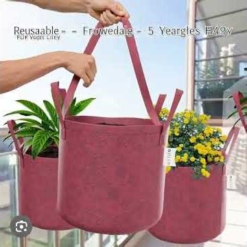 GEO FABRIC GROW BAG #garden #gardening #plants #home #planter #organic #farming #gardenbag #neture