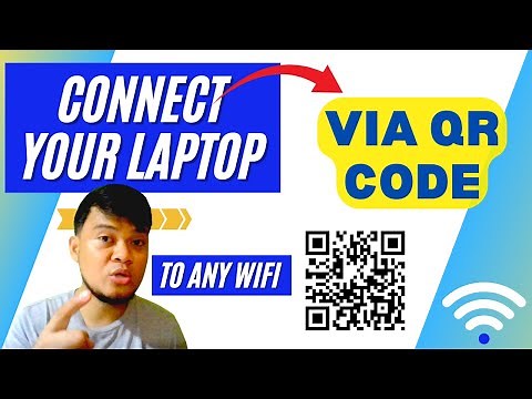 How to CONNECT YOUR LAPTOP to a WIFI via CELLPHONE QR Code Easy Tutorial Connected ka agad!