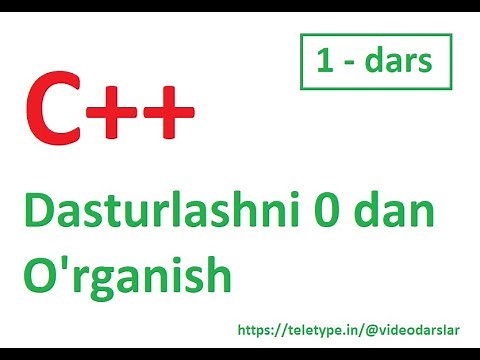 Dasturlashni 0 dan O'rganish. 🚀 1-dars. CodeBlocksni o'rnatish.