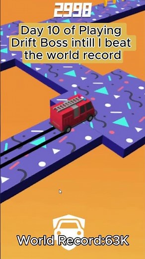Day 10 of playing Driftboss intill I beat the world record #games #gaming #automobile