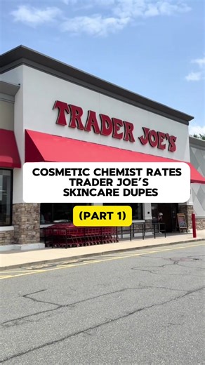 Trader Joe’s skincare dupes at Trader Joe’s #traderjoesskincare #skincaredupes #soldejaneriodupe #traderjoesfinds #dupes