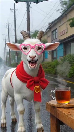 Funny Goat Calling for Father's Day Celebration