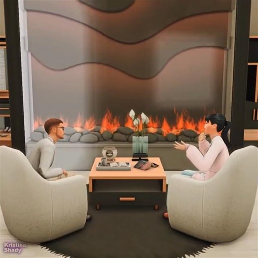 ❄️ The Sims 4 | Modern Winter Cabin🏡| Cozy Snowy Home | #shorts #sims4