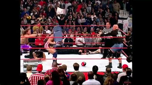 WWF强者生存2001 TeamWWFVSTeamECW&WCW 5V5淘汰赛