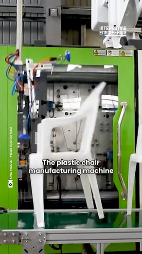 50K views · 172 reactions | The plastic chair mold makes manufacturing chairs with injection molding much faster. | Interesting Engineering | Facebook