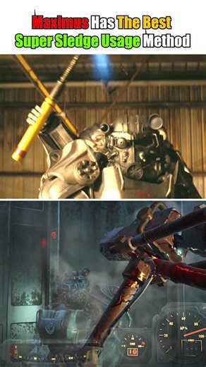 Maximus Has The Best Super Sledge Usage Method! #Fallout #FalloutTVShow