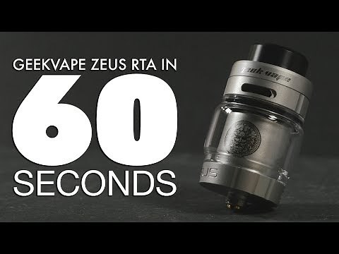 GeekVape Zeus Dual RTA Review | in 60 Seconds
