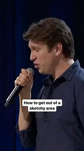 How to GET OUT of a SKETCHY NEIGHBORHOOD #peteholmes #standupcomedy
