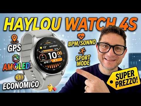 Haylou Watch 4S: Lo Smartwatch AMOLED con GPS che costa POCHISSIMO!