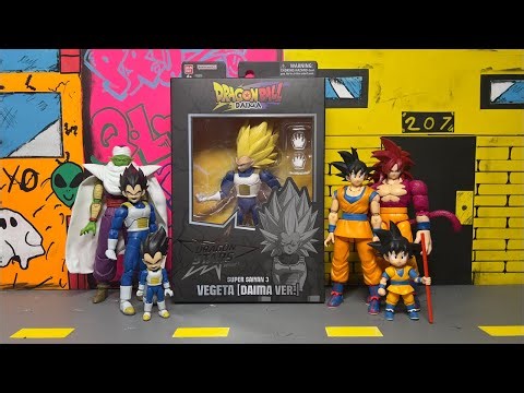 Unboxing Dragon Stars Super Saiyan 3 Vegeta Daima Figure